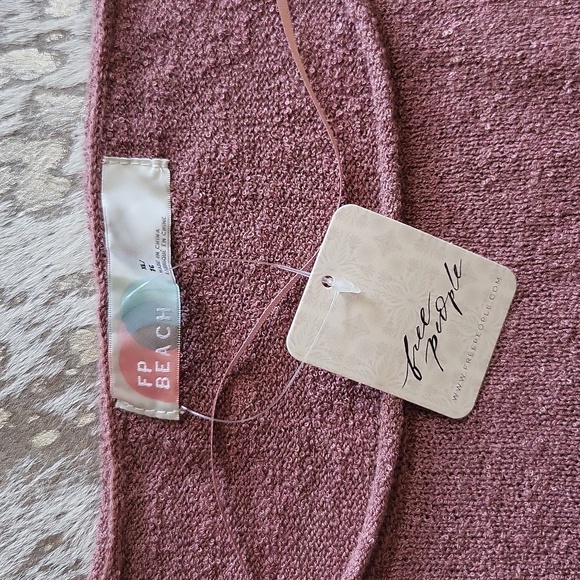 Free People Beach Textured Pull Over Sweater SzXL NWT - Picture 2 of 7